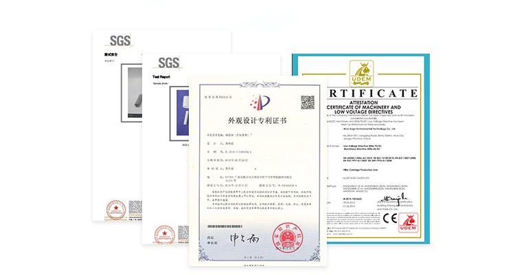 7.Certifications of Shower Filter 7.Certifications of Shower Filter